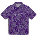 TCU Horned Frogs Hawaiian Shirt - Leaf Outline | Hula Hawaiian Shirts
