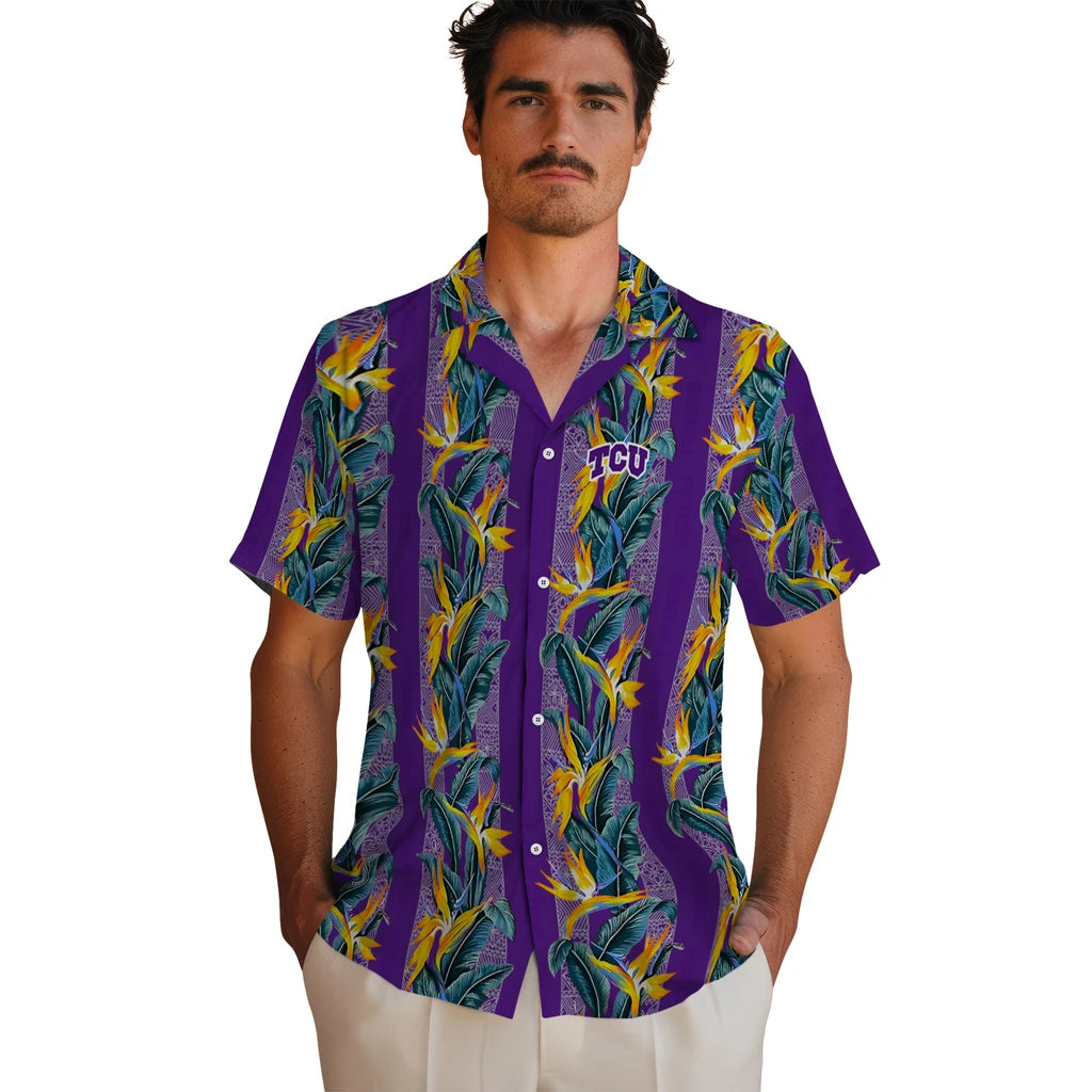 TCU Horned Frogs Hawaiian Shirt - Paradise Vines | Hula Hawaiian Shirts