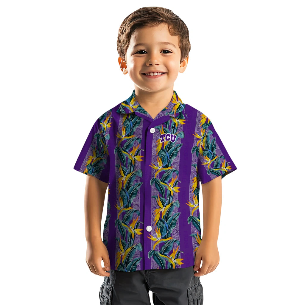 TCU Horned Frogs Hawaiian Shirt - Paradise Vines | Hula Hawaiian Shirts
