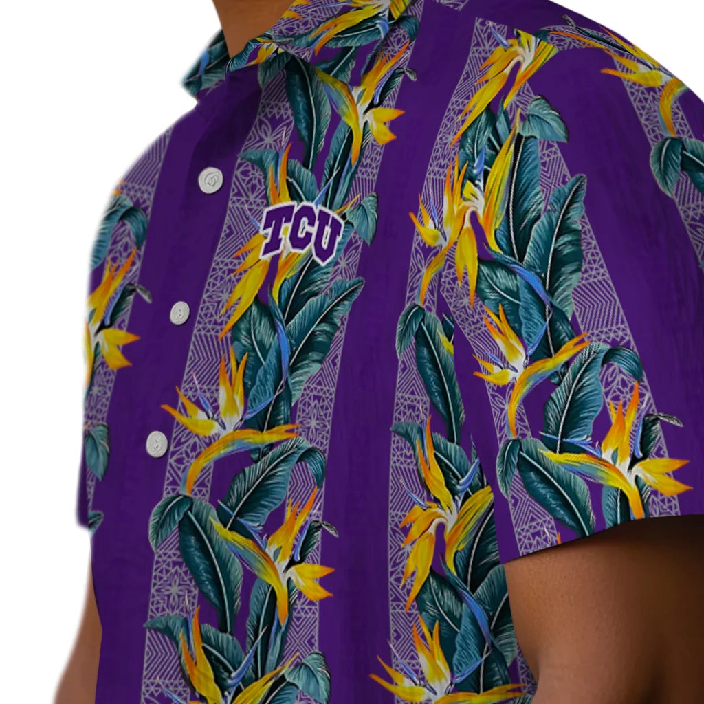 TCU Horned Frogs Hawaiian Shirt - Paradise Vines | Hula Hawaiian Shirts