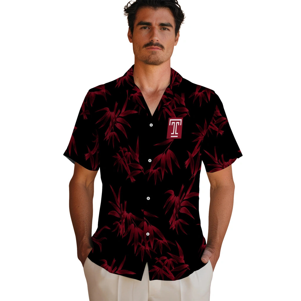 Temple Owls Hawaiian Shirt - Bamboo Branches | Hula Hawaiian Shirts