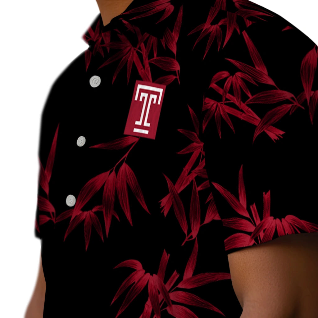 Temple Owls Hawaiian Shirt - Bamboo Branches | Hula Hawaiian Shirts
