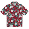 Temple Owls Hawaiian Shirt - Flamingo and Hibiscus | Hula Hawaiian Shirts