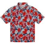 Temple Owls Hawaiian Shirt - Hibiscus Fiesta | Hula Hawaiian Shirts