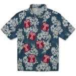 Temple Owls Hawaiian Shirt - Hibiscus Flowers | Hula Hawaiian Shirts