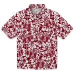 Temple Owls Hawaiian Shirt - Hibiscus Motif | Hula Hawaiian Shirts