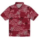 Temple Owls Hawaiian Shirt - Wave Palm | Hula Hawaiian Shirts