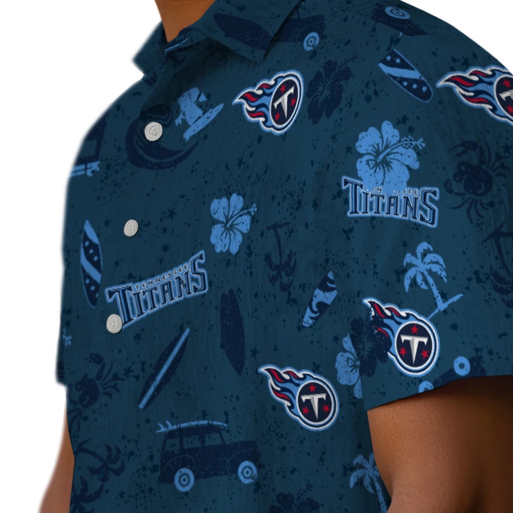 Tennessee Titans Hawaiian Shirt - Beach Vibe | Hula Hawaiian Shirts