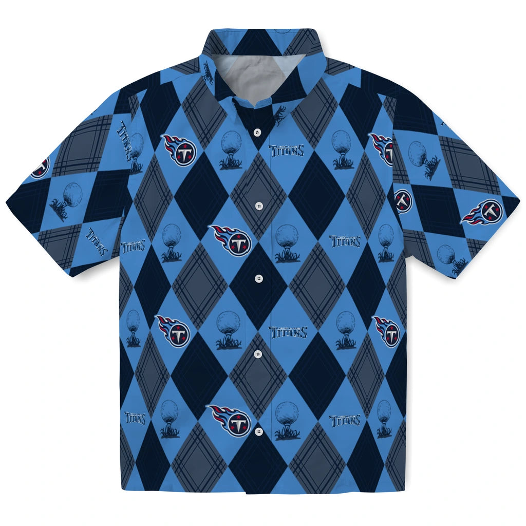 Tennessee Titans Hawaiian Shirt - Golfing Plaid | Hula Hawaiian Shirts