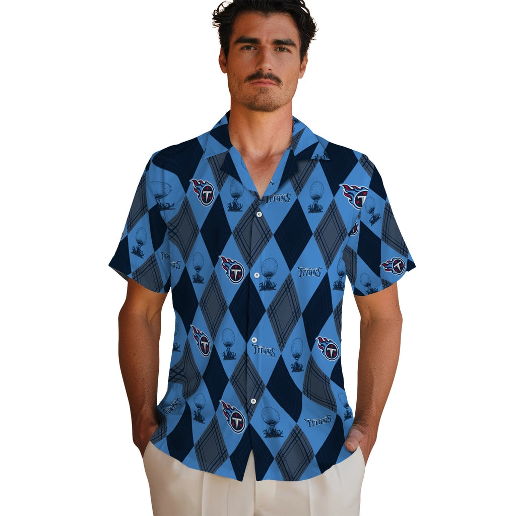 Tennessee Titans Hawaiian Shirt - Golfing Plaid | Hula Hawaiian Shirts