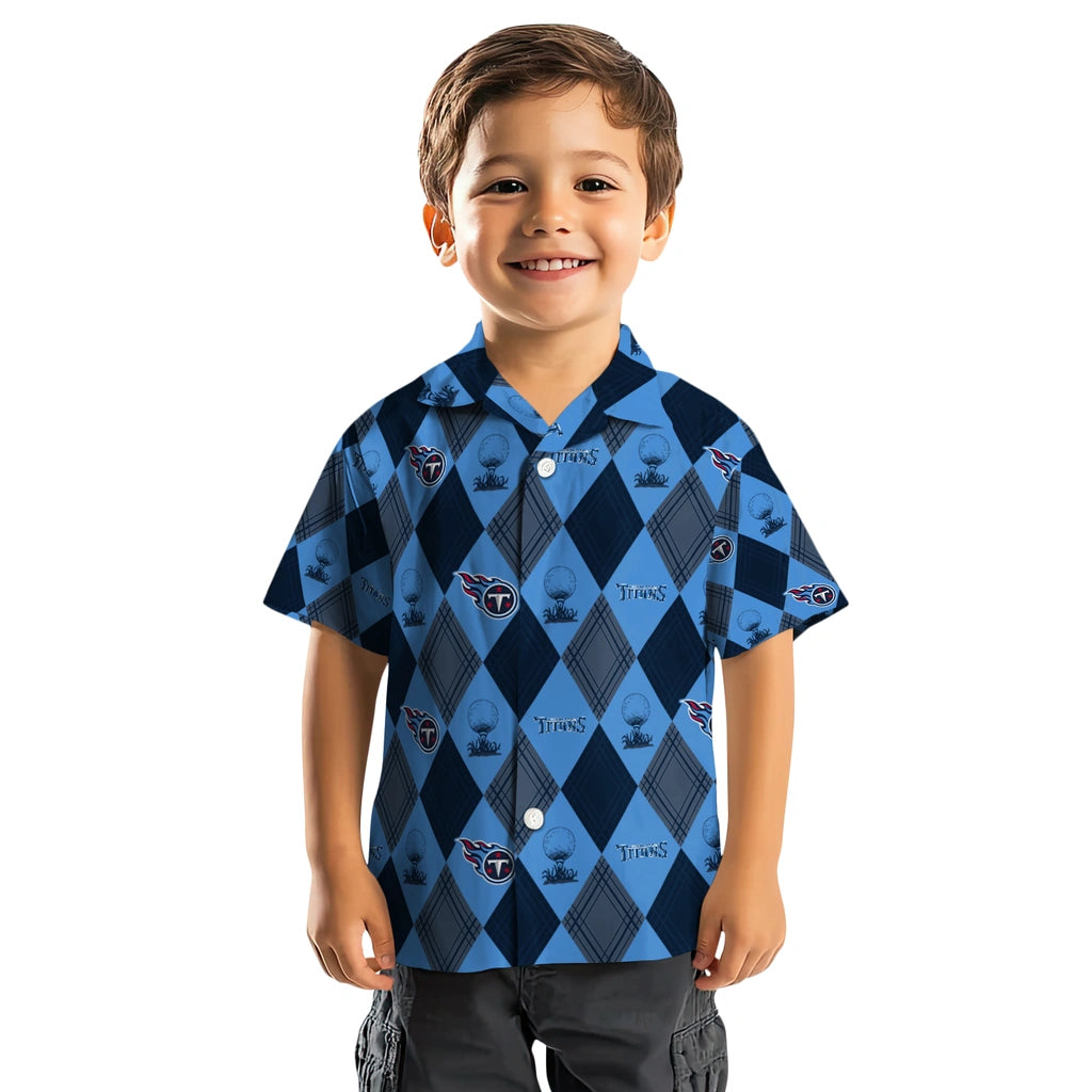 Tennessee Titans Hawaiian Shirt - Golfing Plaid | Hula Hawaiian Shirts