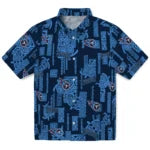 Tennessee Titans Hawaiian Shirt - Turtle Lines | Hula Hawaiian Shirts