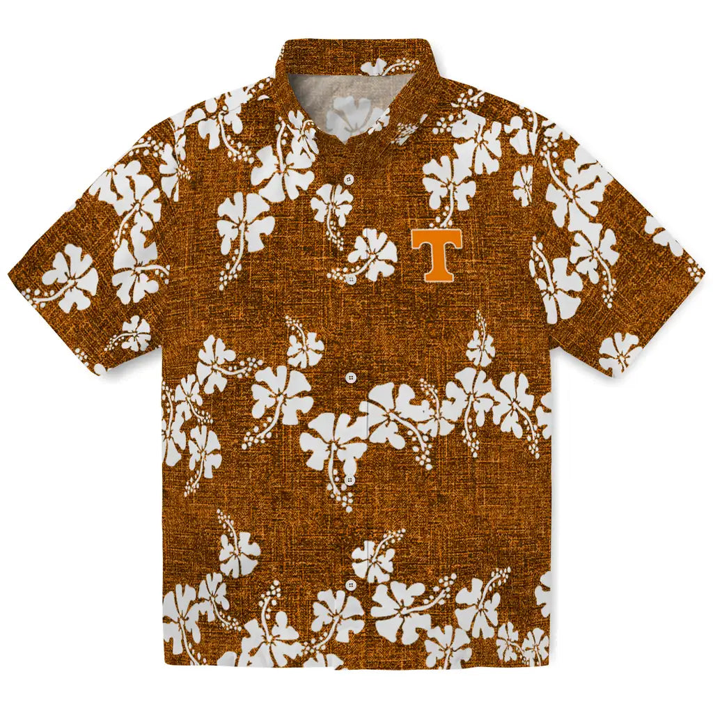 Tennessee Volunteers Hawaiian Shirt - 50th State Flower | Hula Hawaiian Shirts