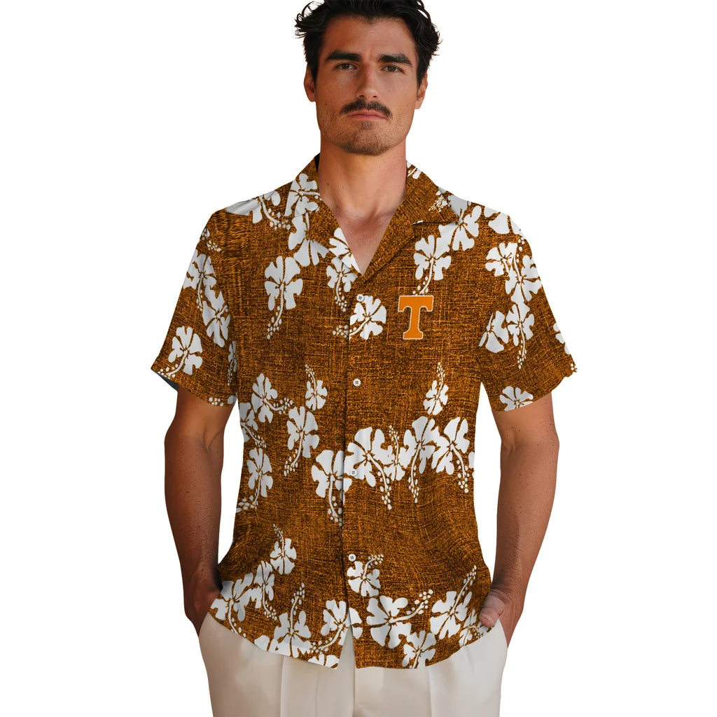 Tennessee Volunteers Hawaiian Shirt - 50th State Flower | Hula Hawaiian Shirts
