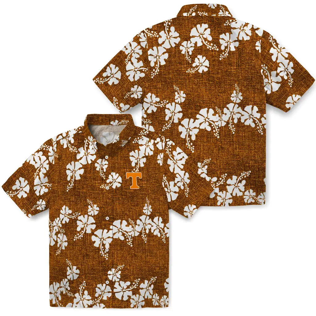 Tennessee Volunteers Hawaiian Shirt - 50th State Flower | Hula Hawaiian Shirts