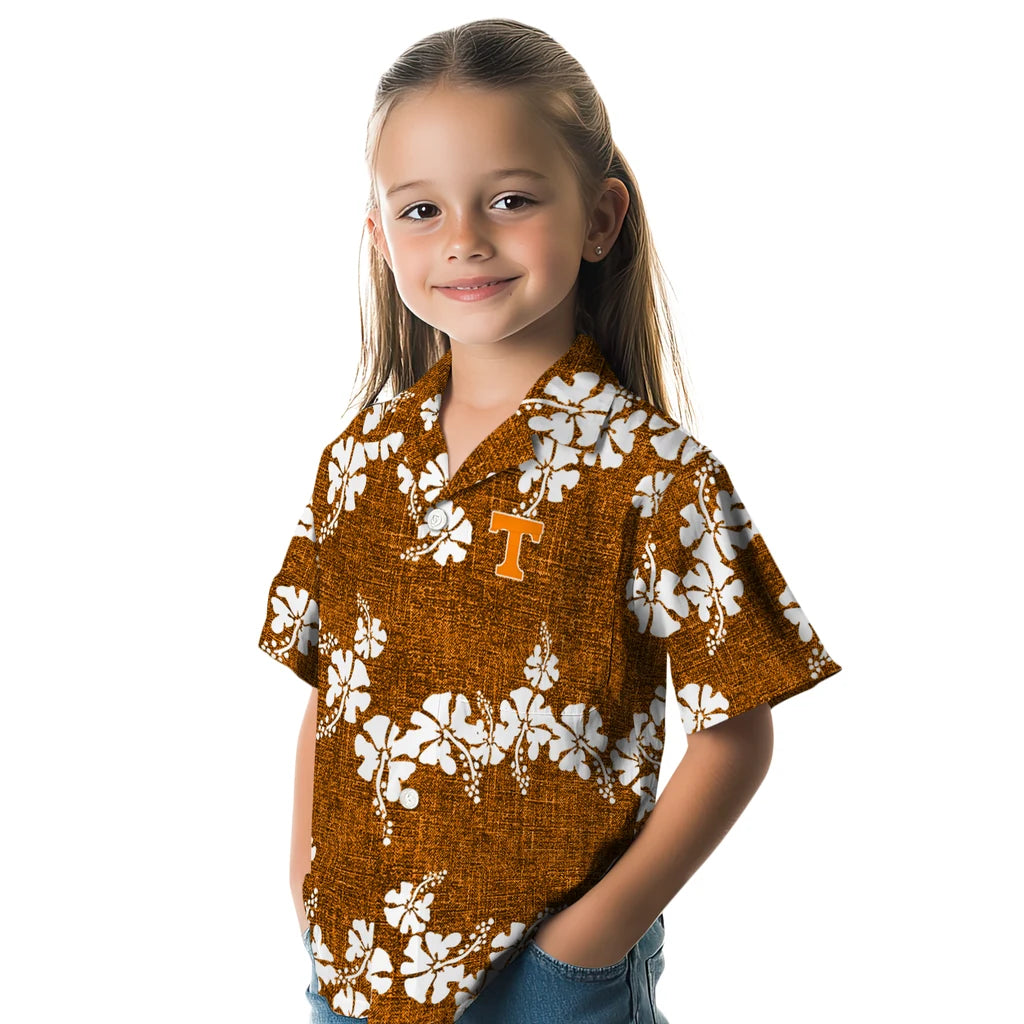 Tennessee Volunteers Hawaiian Shirt - 50th State Flower | Hula Hawaiian Shirts