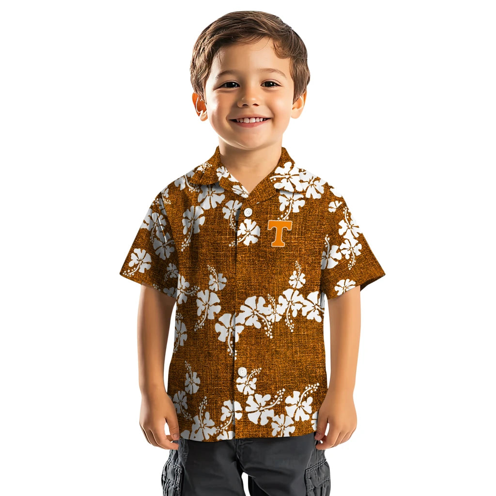Tennessee Volunteers Hawaiian Shirt - 50th State Flower | Hula Hawaiian Shirts