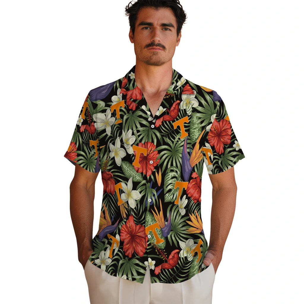 Tennessee Volunteers Hawaiian Shirt - Hawaii Floral Hibiscus | Hula Hawaiian Shirts
