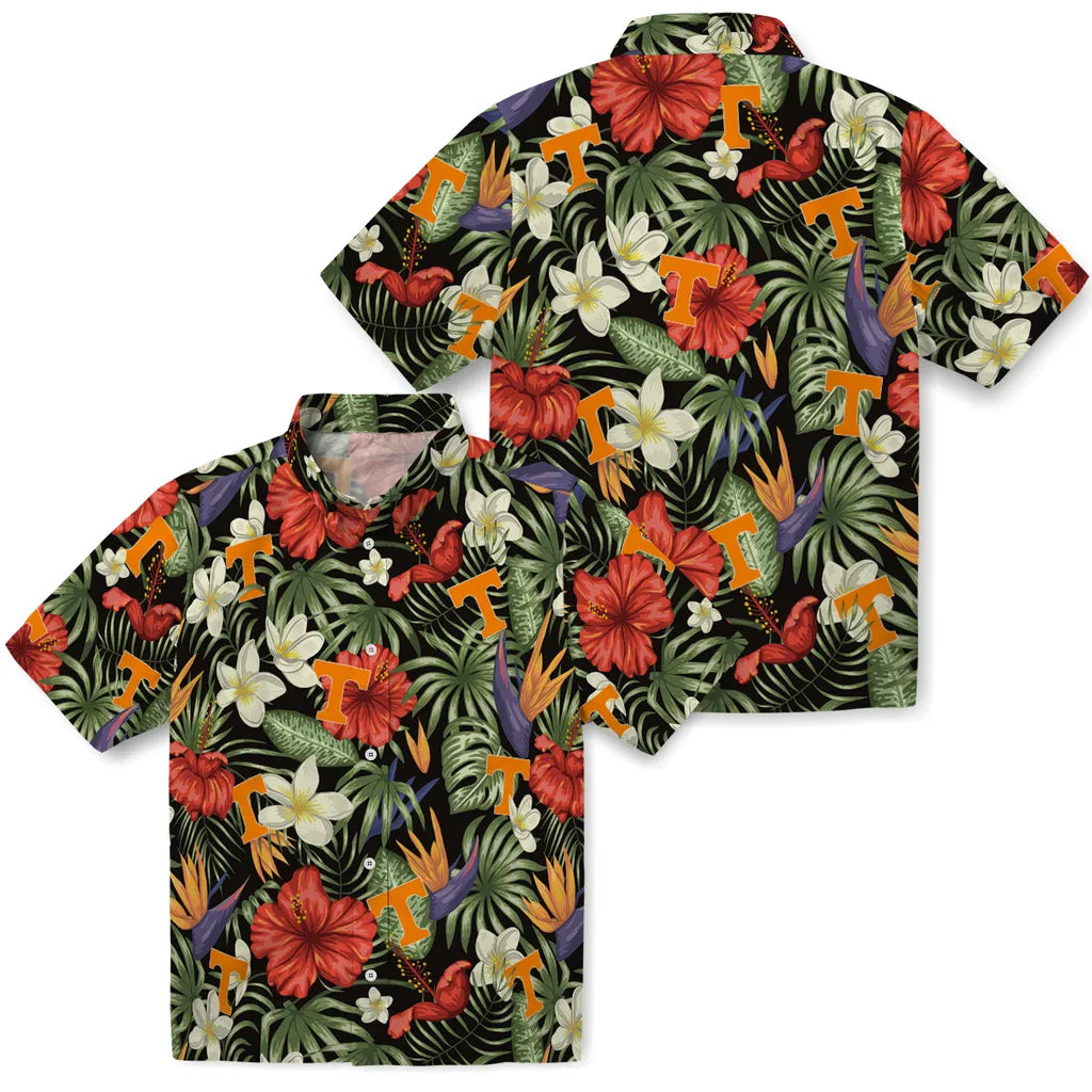 Tennessee Volunteers Hawaiian Shirt - Hawaii Floral Hibiscus | Hula Hawaiian Shirts