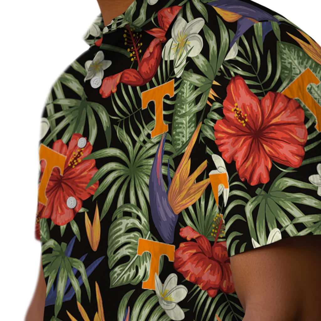 Tennessee Volunteers Hawaiian Shirt - Hawaii Floral Hibiscus | Hula Hawaiian Shirts