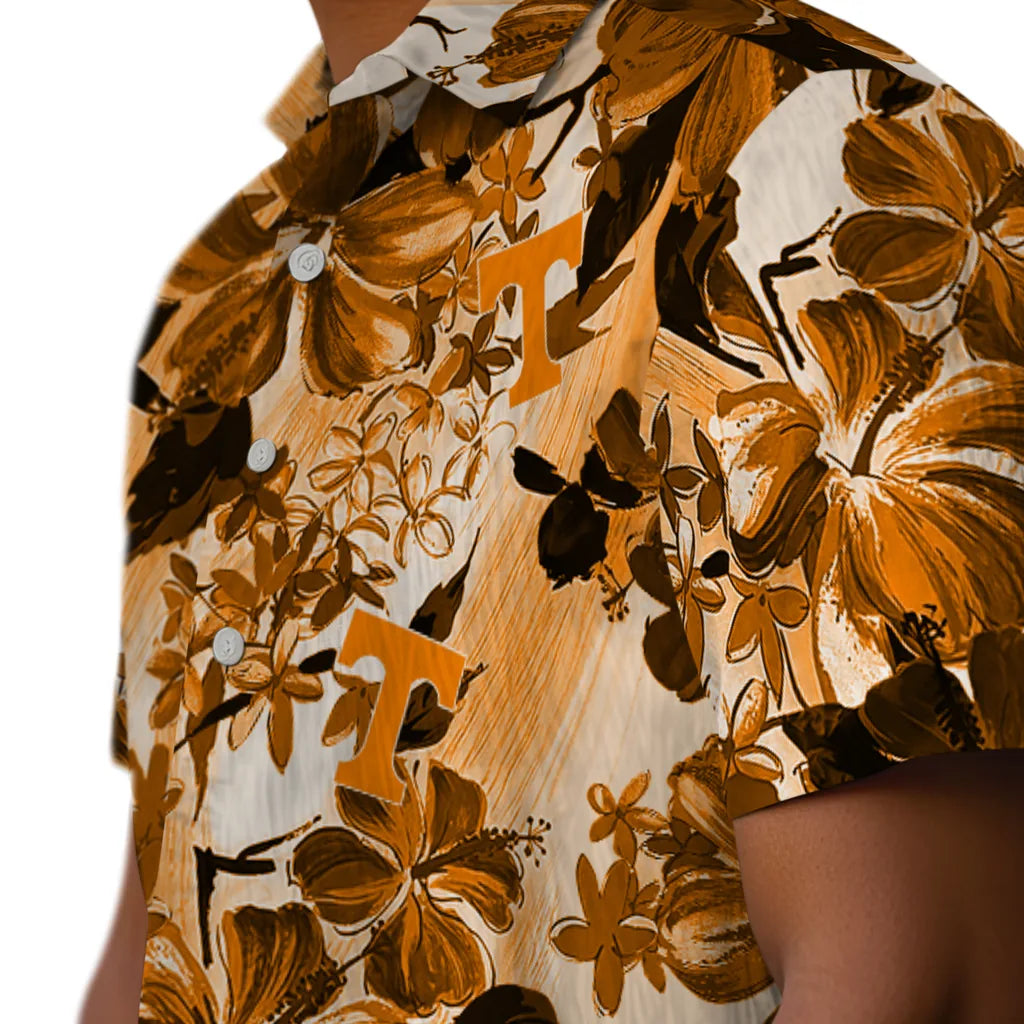 Tennessee Volunteers Hawaiian Shirt - Hibiscus Arrangement | Hula Hawaiian Shirts