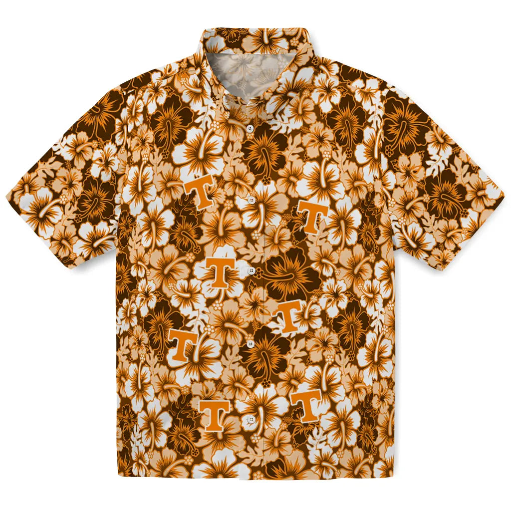 Tennessee Volunteers Hawaiian Shirt - Hibiscus Blooms | Hula Hawaiian Shirts