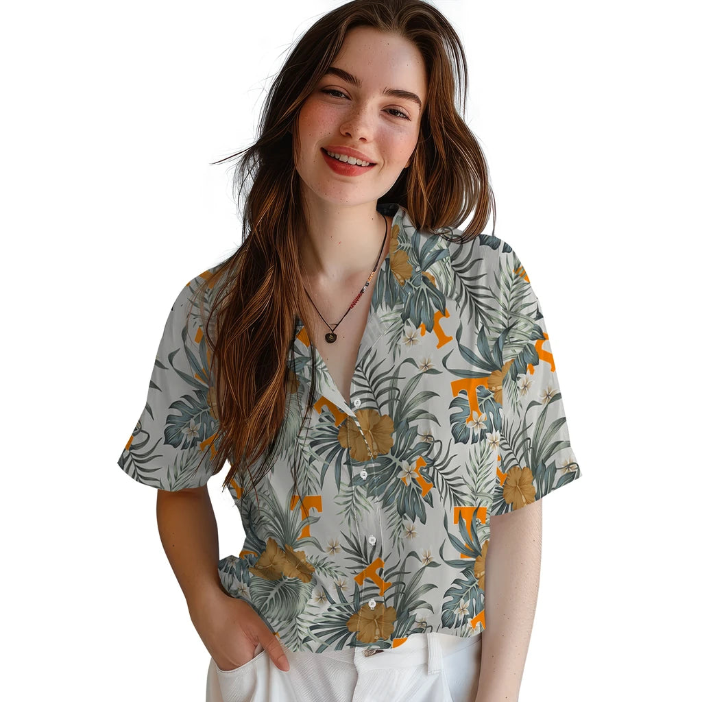 Tennessee Volunteers Hawaiian Shirt - Hibiscus Designs | Hula Hawaiian Shirts
