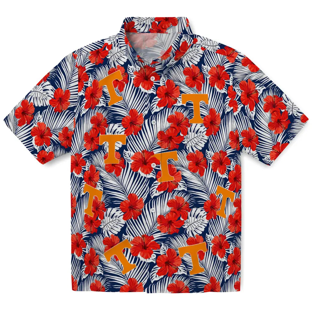 Tennessee Volunteers Hawaiian Shirt - Hibiscus Fiesta | Hula Hawaiian Shirts