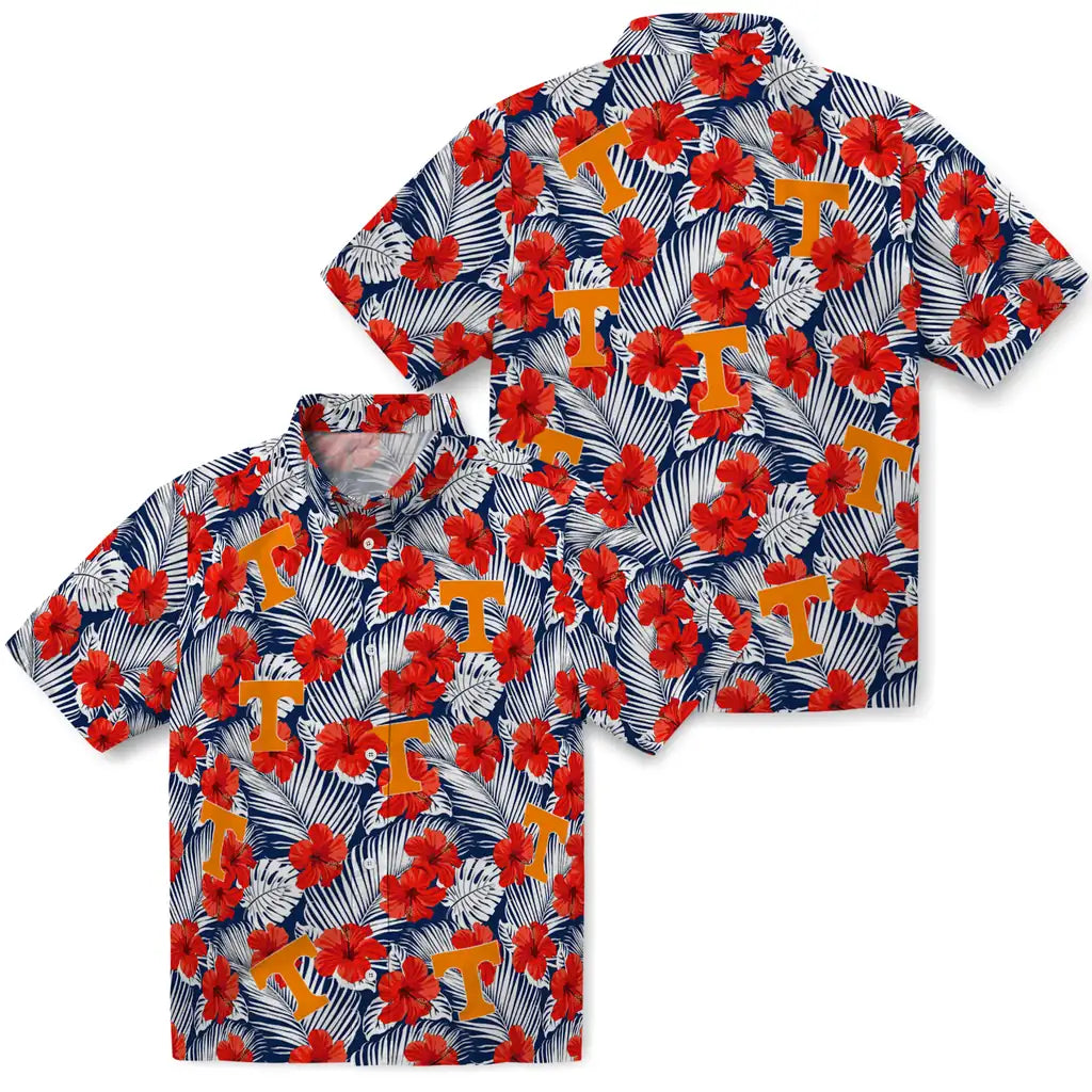 Tennessee Volunteers Hawaiian Shirt - Hibiscus Fiesta | Hula Hawaiian Shirts
