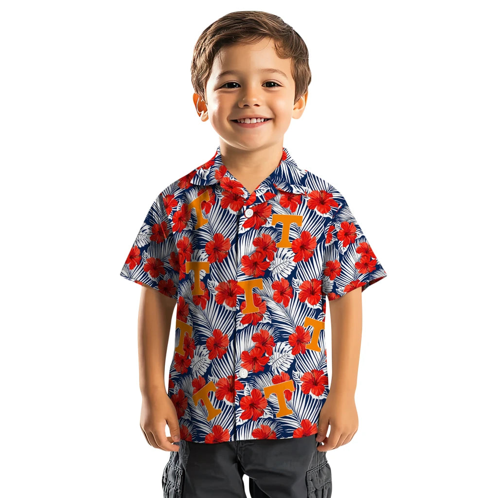Tennessee Volunteers Hawaiian Shirt - Hibiscus Fiesta | Hula Hawaiian Shirts