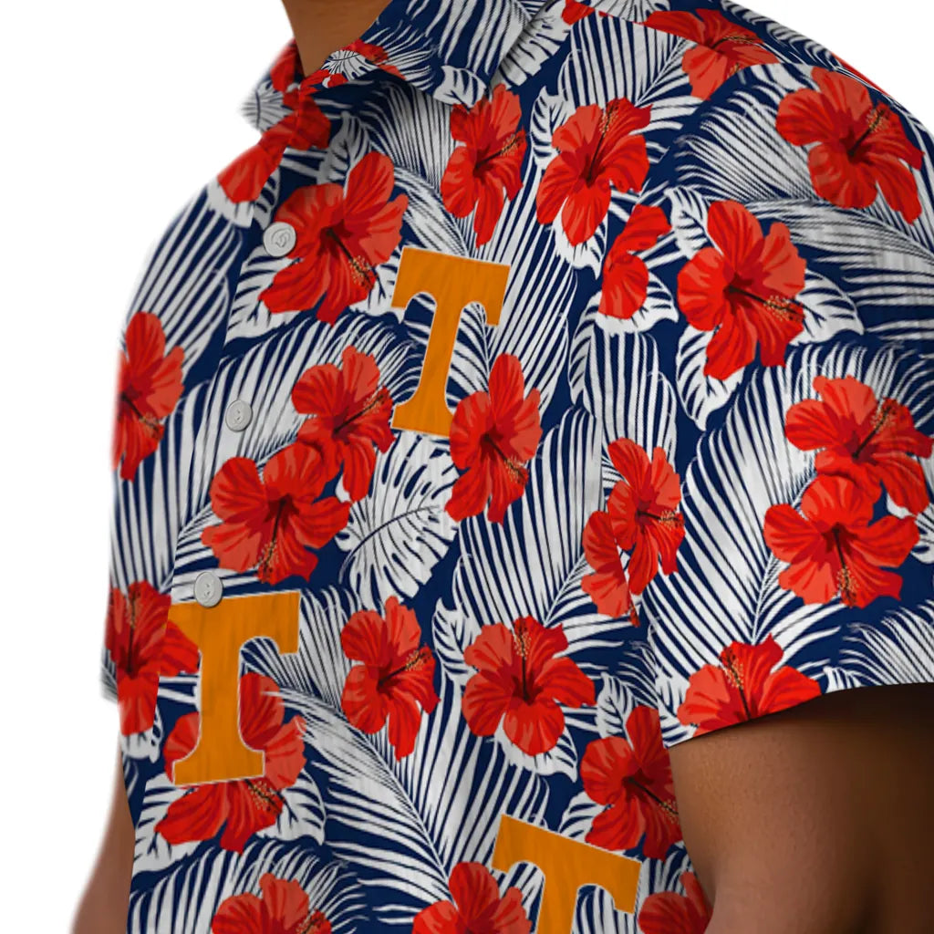 Tennessee Volunteers Hawaiian Shirt - Hibiscus Fiesta | Hula Hawaiian Shirts