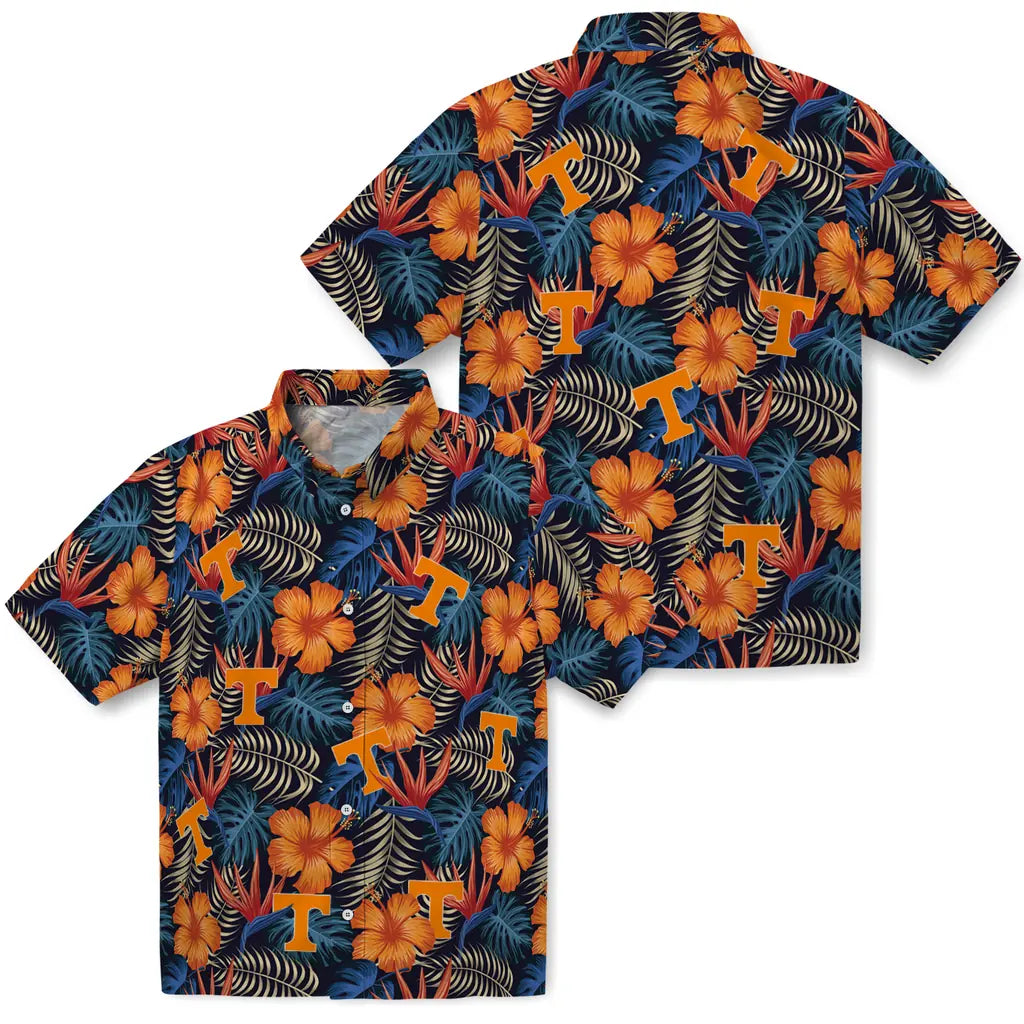 Tennessee Volunteers Hawaiian Shirt - Hibiscus Foliage | Hula Hawaiian Shirts