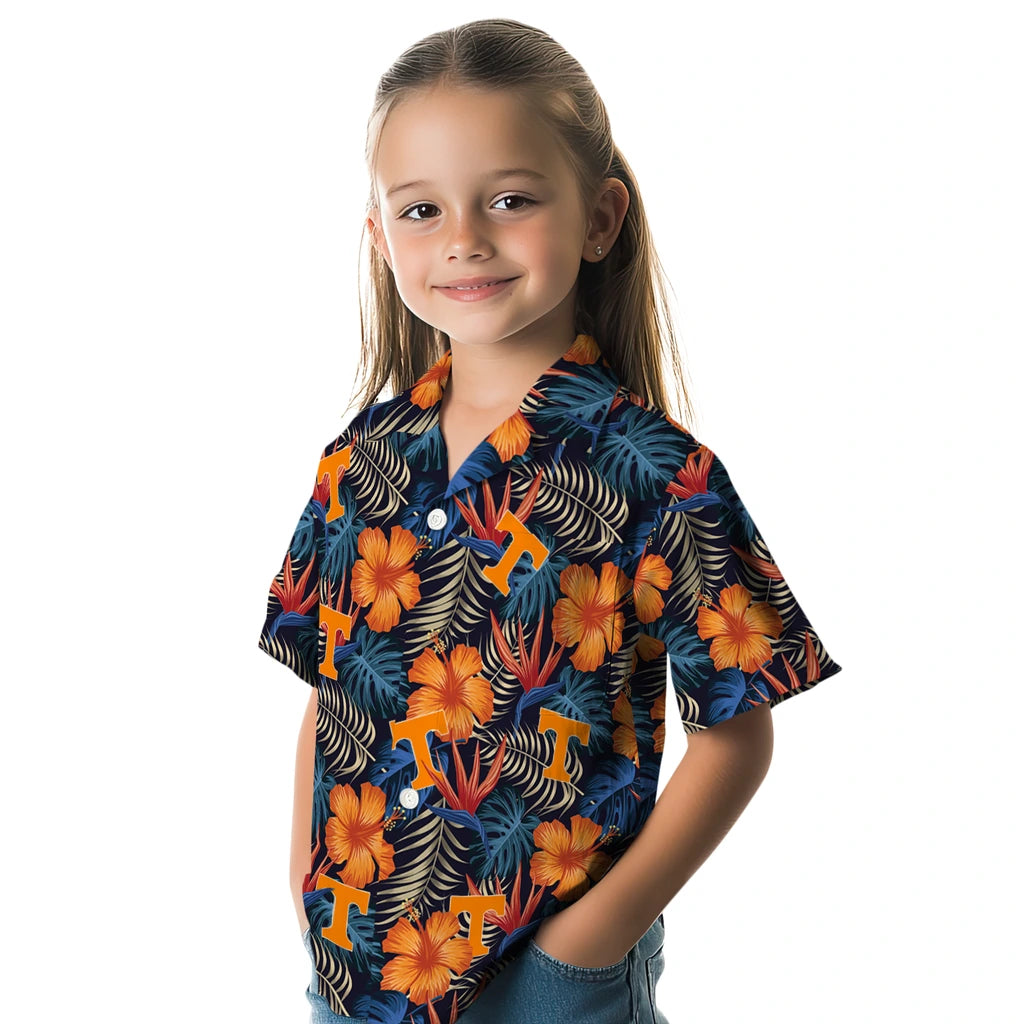 Tennessee Volunteers Hawaiian Shirt - Hibiscus Foliage | Hula Hawaiian Shirts