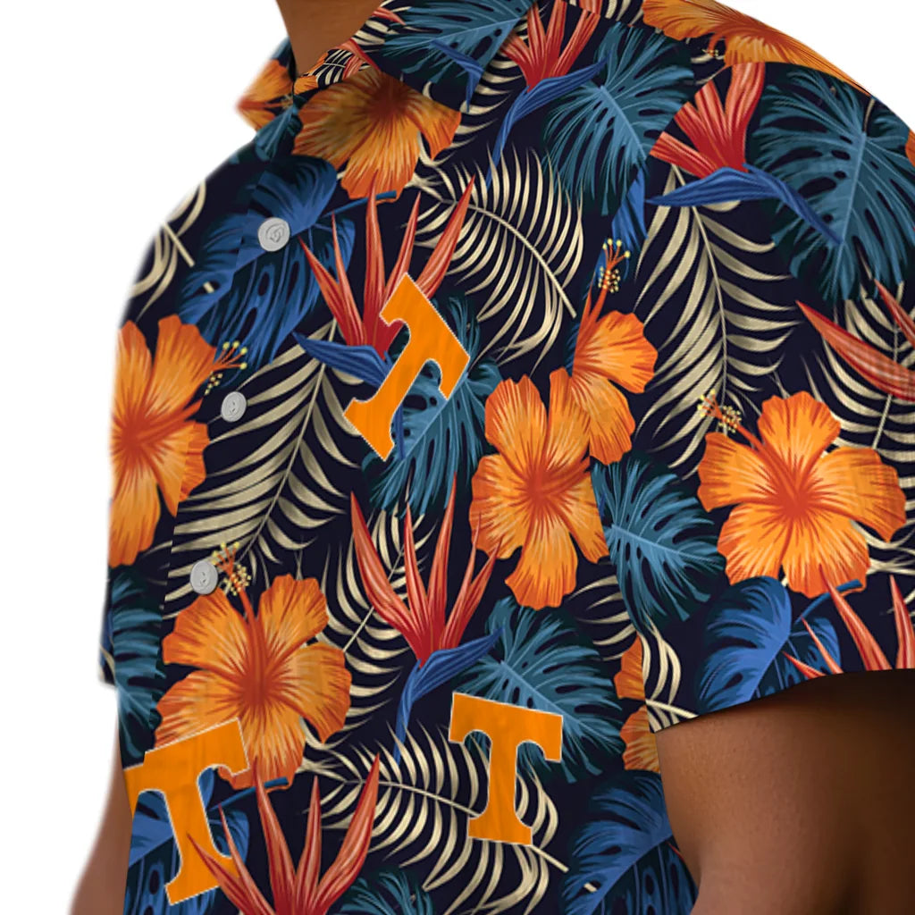 Tennessee Volunteers Hawaiian Shirt - Hibiscus Foliage | Hula Hawaiian Shirts