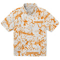 Tennessee Volunteers Hawaiian Shirt - Hibiscus Overlay | Hula Hawaiian Shirts