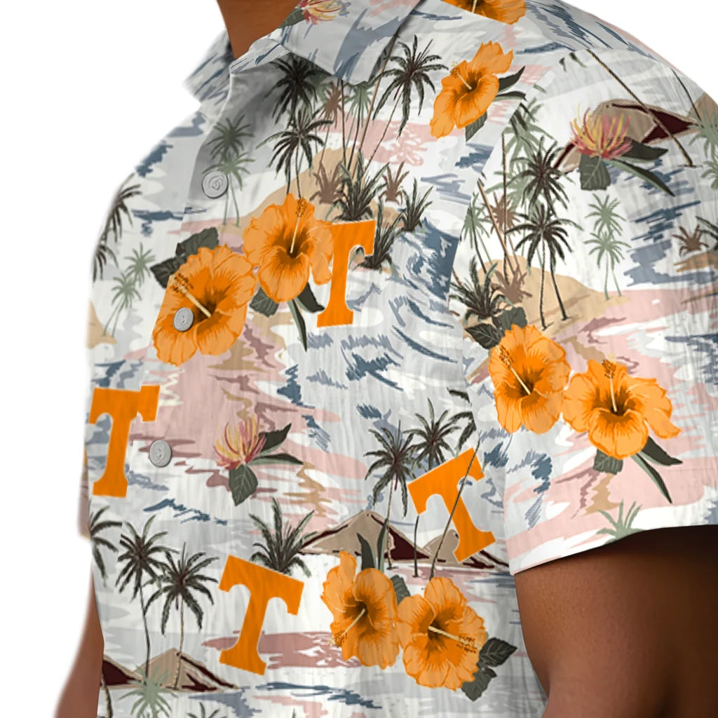 Tennessee Volunteers Hawaiian Shirt - Hibiscus Seaside | Hula Hawaiian Shirts