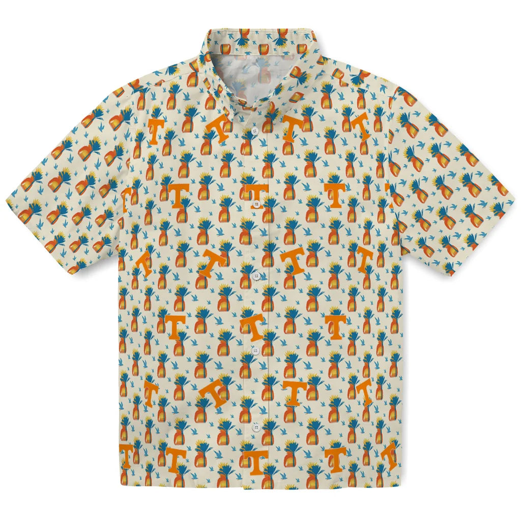 Tennessee Volunteers Hawaiian Shirt - Pineapple Delight | Hula Hawaiian Shirts
