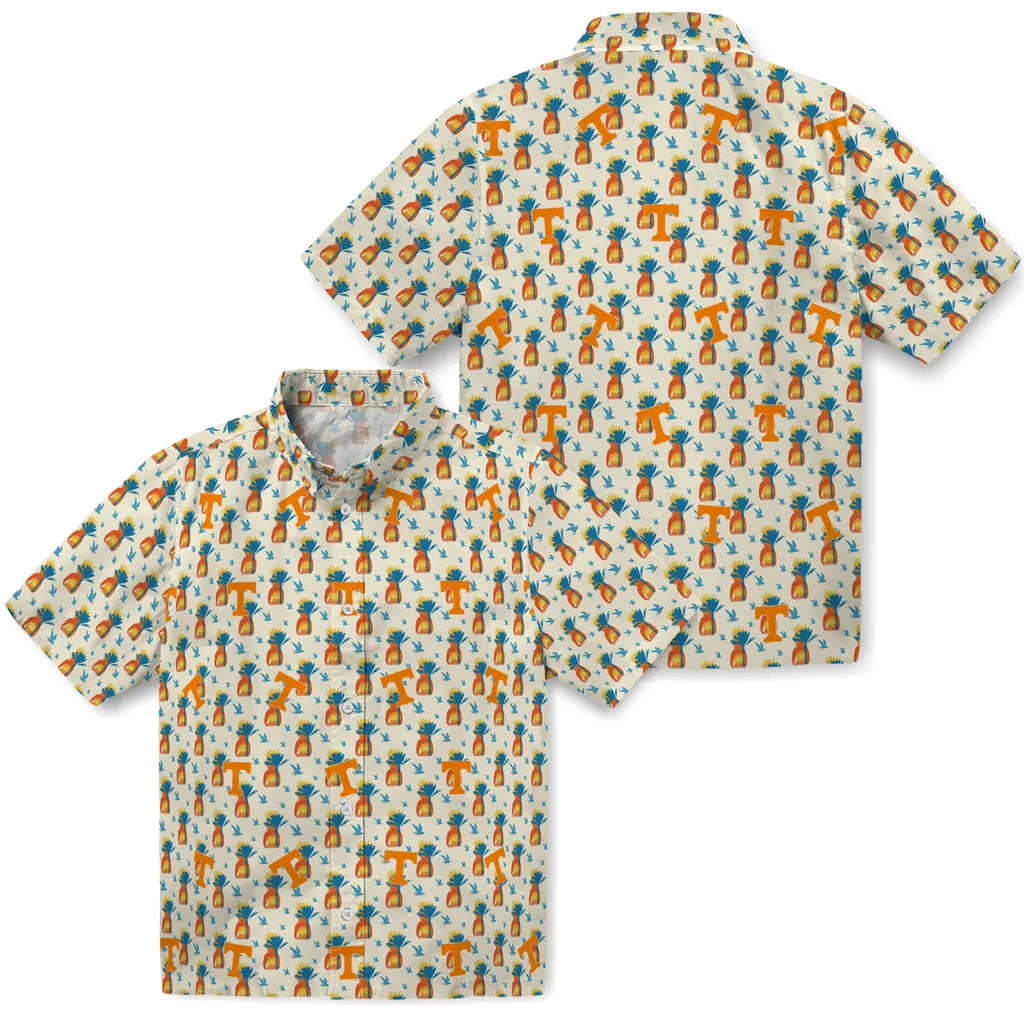 Tennessee Volunteers Hawaiian Shirt - Pineapple Delight | Hula Hawaiian Shirts