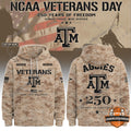 Texas A&M NCAA Veterans Day 250 Years of Freedom 2026 Hoodie