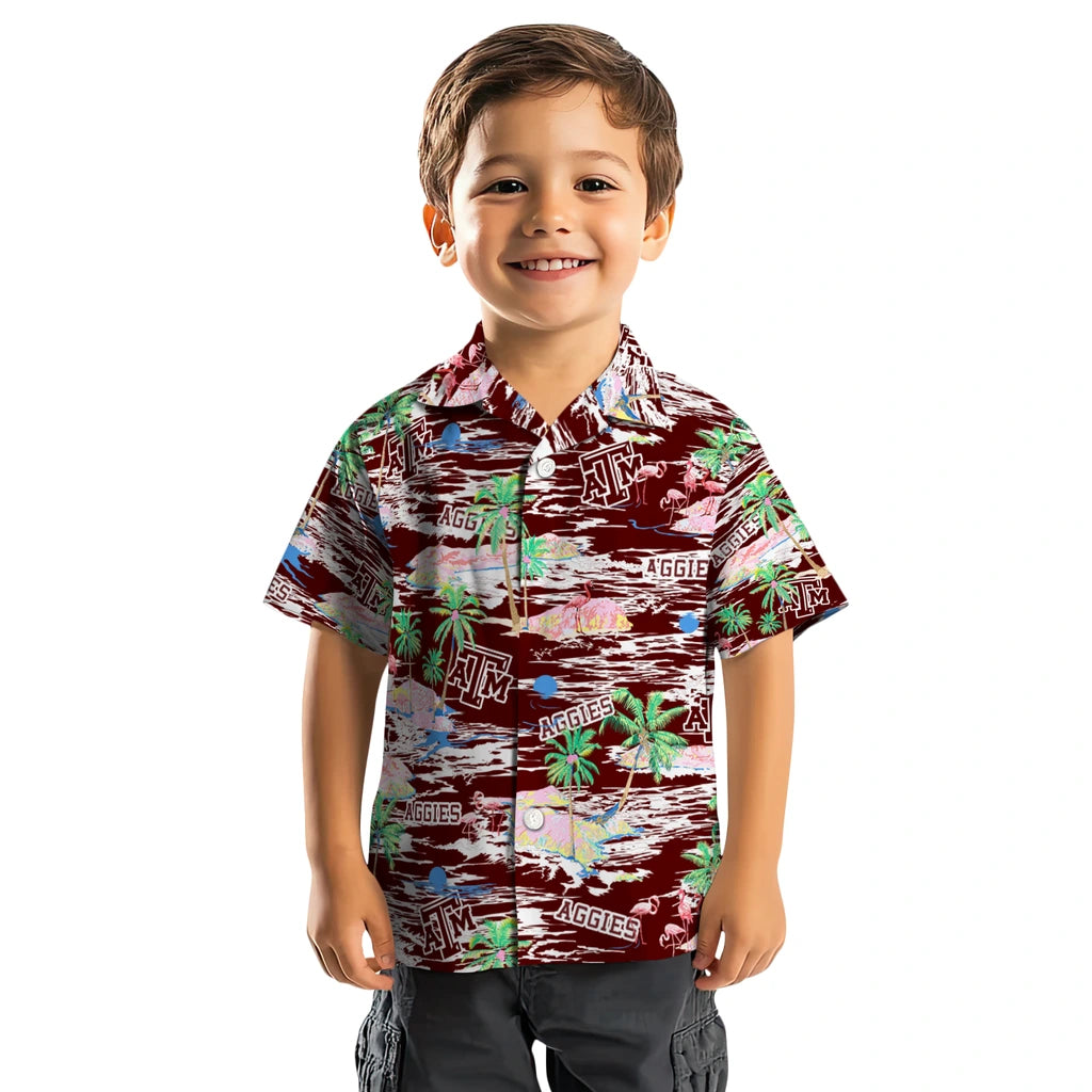 Texas A&M Aggies Hawaiian Shirt - Hawaii Island | Hula Hawaiian Shirts