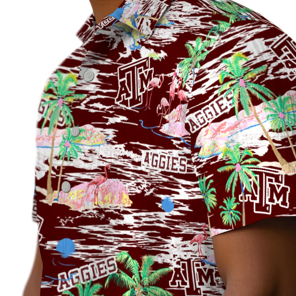 Texas A&M Aggies Hawaiian Shirt - Hawaii Island | Hula Hawaiian Shirts