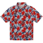 Texas A&M Aggies Hawaiian Shirt - Hibiscus Fiesta | Hula Hawaiian Shirts