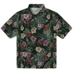 Texas A&M Aggies Hawaiian Shirt - Hibiscus Leaves Pattern | Hula Hawaiian Shirts