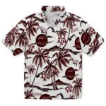 Texas A&M Aggies Hawaiian Shirt - Palm Sunset | Hula Hawaiian Shirts