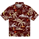Texas A&M Aggies Hawaiian Shirt - Palm Tree Island | Hula Hawaiian Shirts