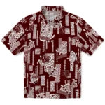 Texas A&M Aggies Hawaiian Shirt - Turtle Lines | Hula Hawaiian Shirts