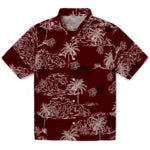 Texas A&M Aggies Hawaiian Shirt - Wave Palm | Hula Hawaiian Shirts