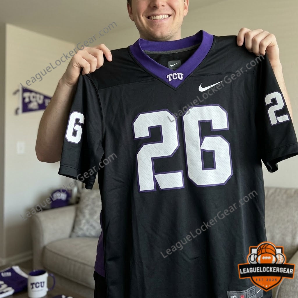 TCU x Aer Lingus College Football Classic Football Jersey - LeagueLockerGear