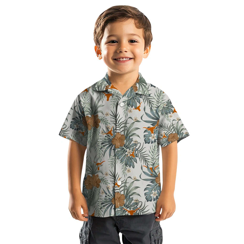 Texas Longhorns Hawaiian Shirt - Hibiscus Designs | Hula Hawaiian Shirts