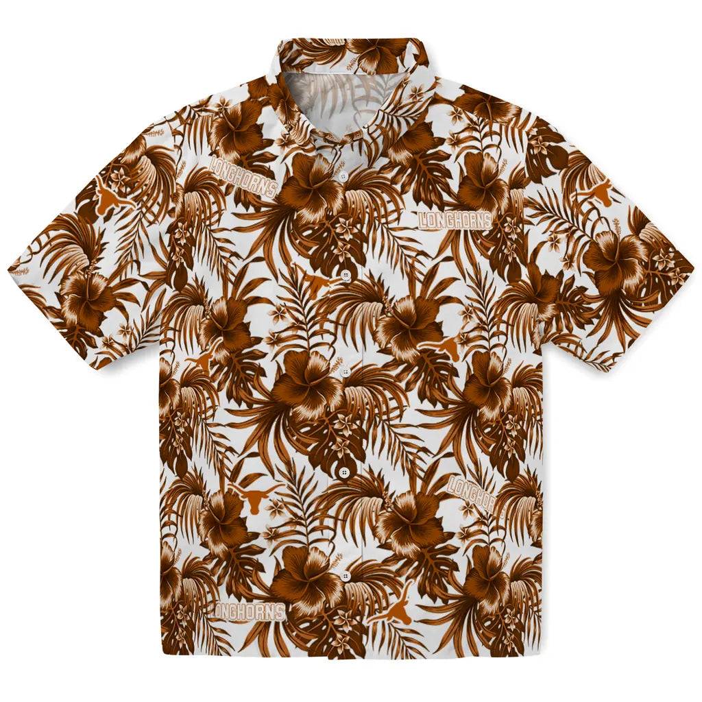 Texas Longhorns Hawaiian Shirt - Hibiscus Exotic | Hula Hawaiian Shirts